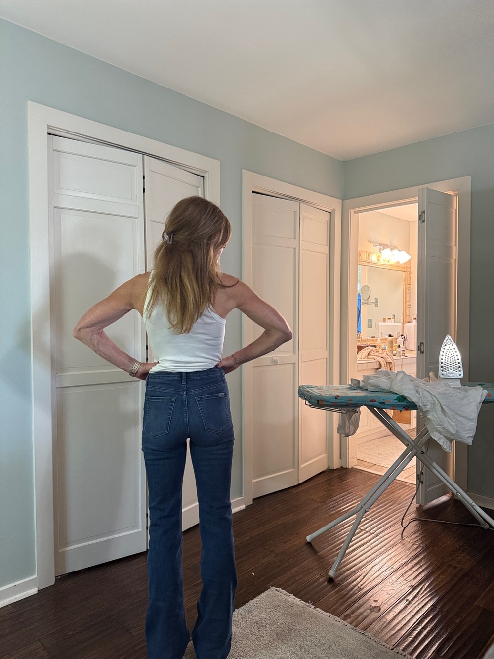 Joe's Jeans Dark Blue Flare High-Rise Denim